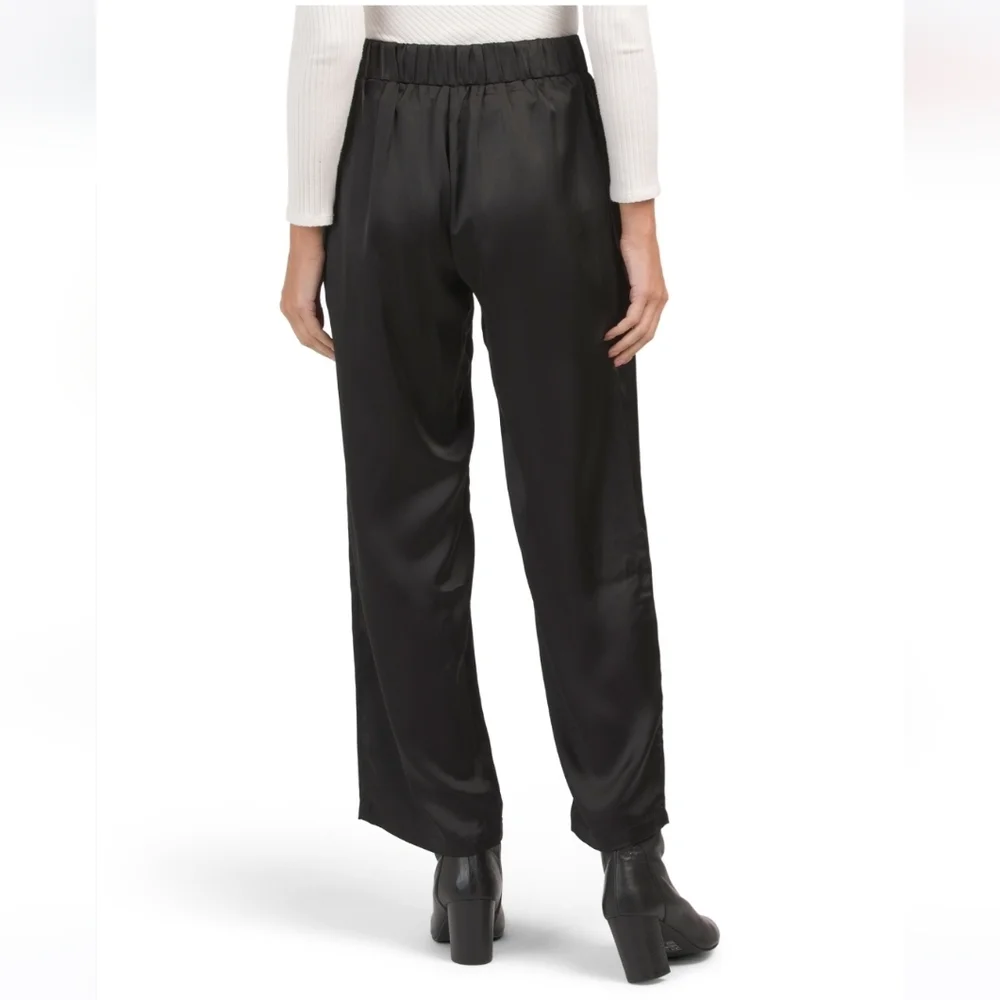 Rachel Zoe Satin Wide Leg Pants - Picture 3 of 5